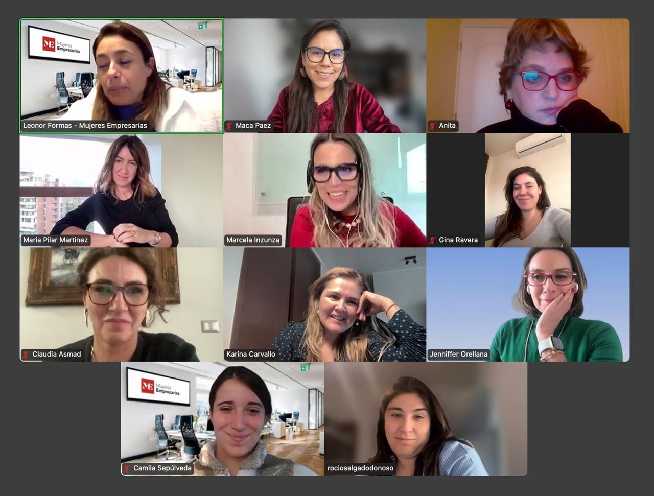 Sesión virtual · Mujeres Empresarias